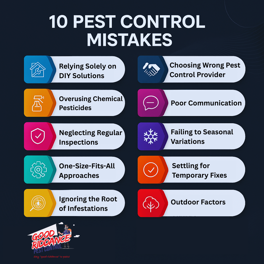 10 Pest Control Mistakes