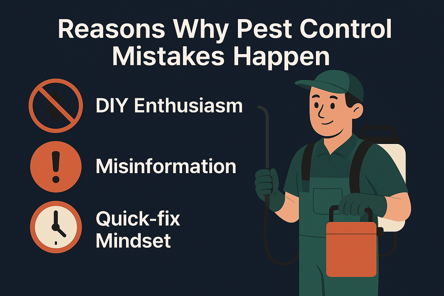 Reasons Why Pest Control Mistakes Happen